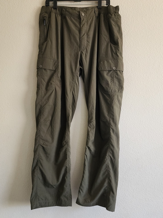 The North Face Other - The North Face Mens Large Olive Green Stow Pocket Nylon Hiking Cargo Pants